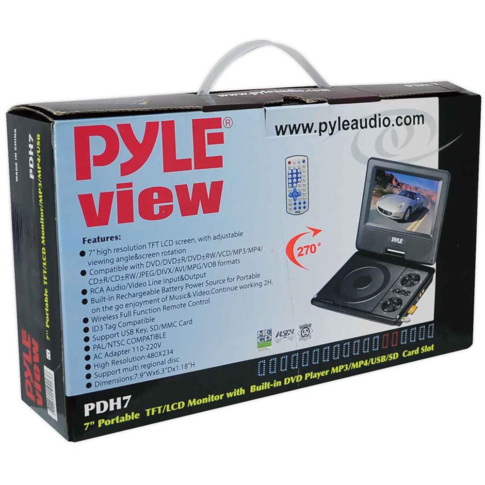 Pyle Home 7" Portable DVD Player