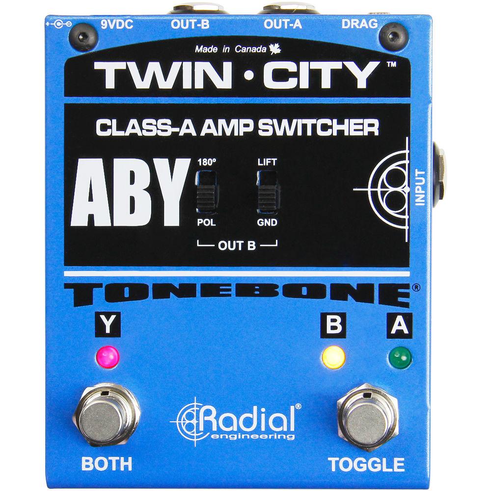 Radial Engineering Twin-City AB Y Amp Switcher Pedal