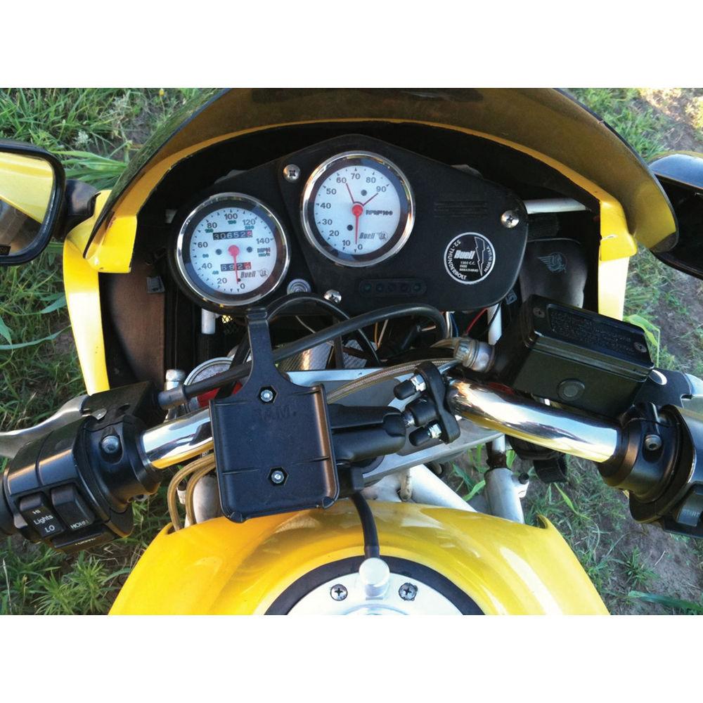 RAM MOUNTS RAM-B-149Z-AP9U Handlebar Rail Mount with Zinc-Coated U-Bolt Base