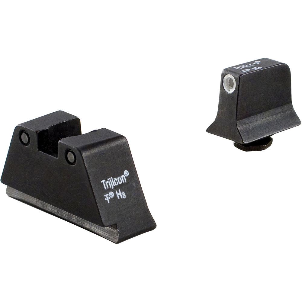 Trijicon Glock Suppressor Night Sight Set with Green Lamp