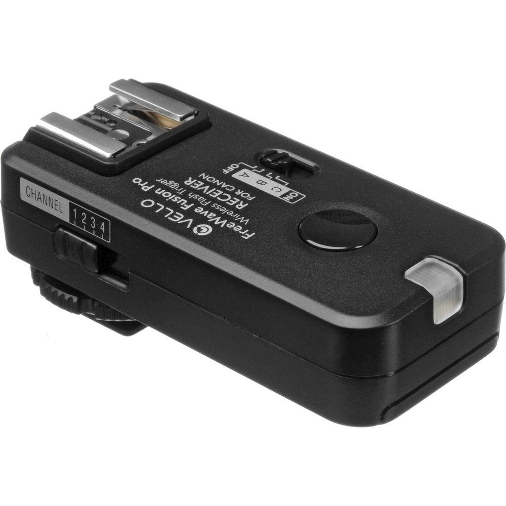 Vello FreeWave Fusion Pro Wireless Flash Receiver Remote Control for Canon DSLRs
