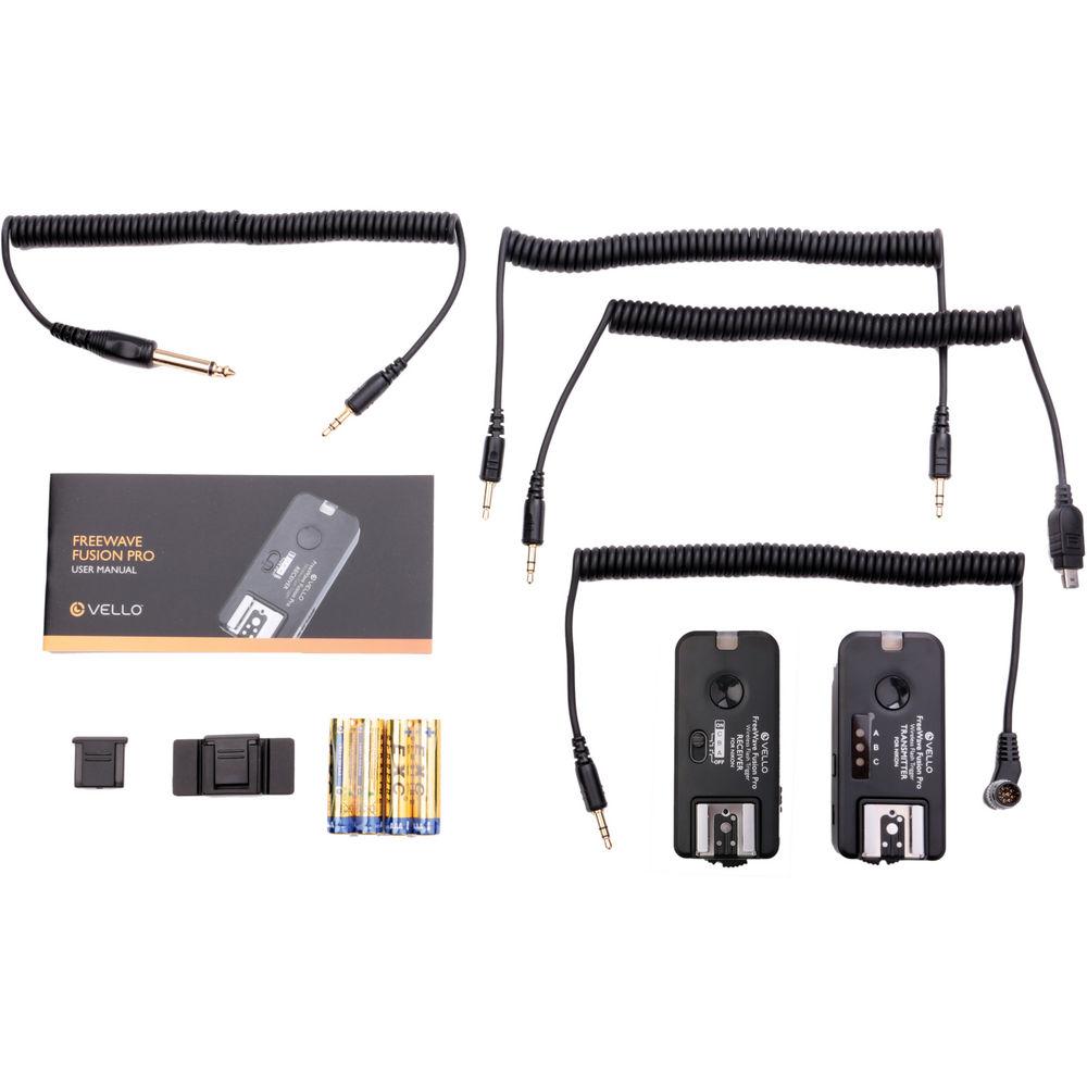 Vello FreeWave Fusion Pro Wireless Flash Trigger and Remote Control for Nikon DSLRs