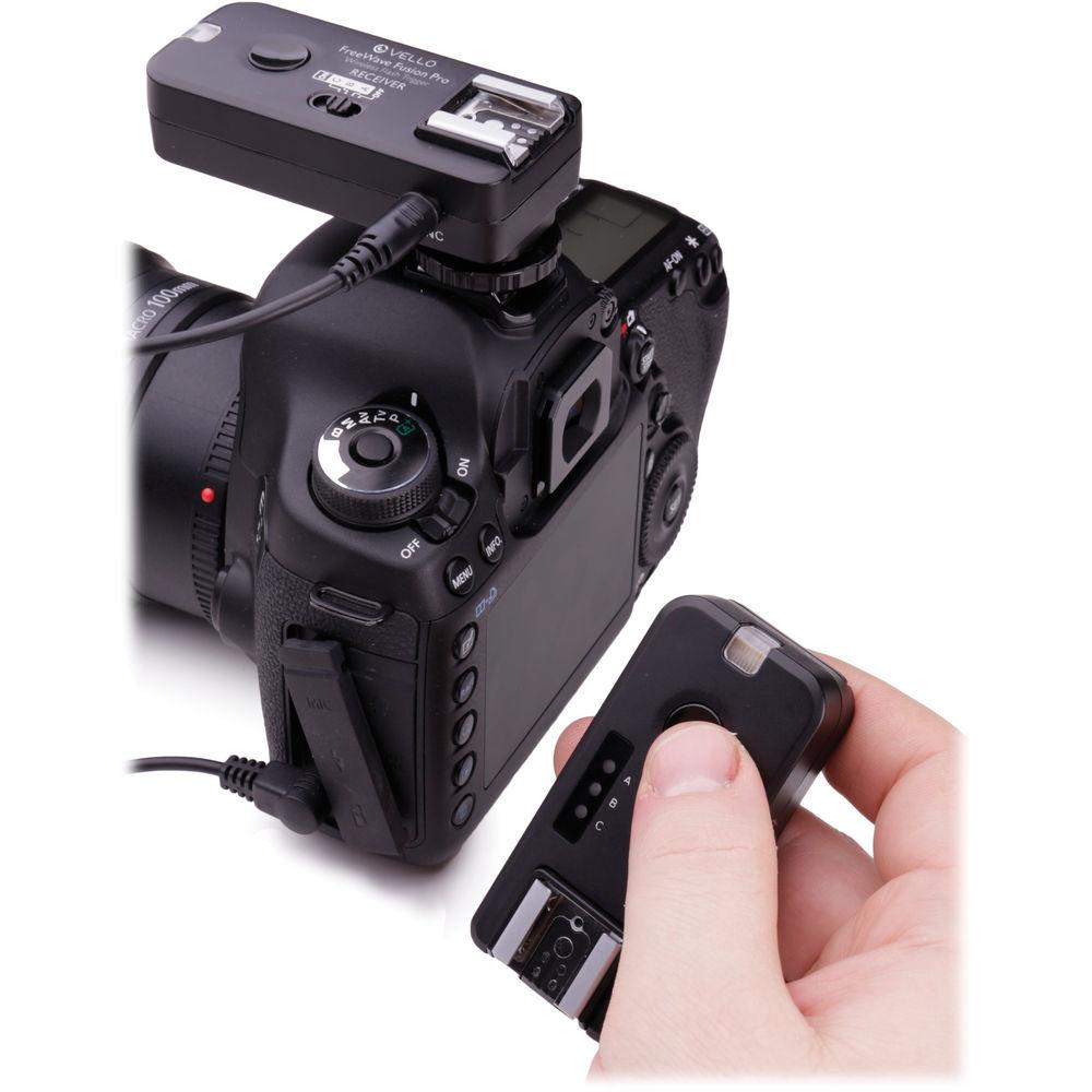 Vello FreeWave Fusion Pro Wireless Flash Trigger and Remote Control for Nikon DSLRs