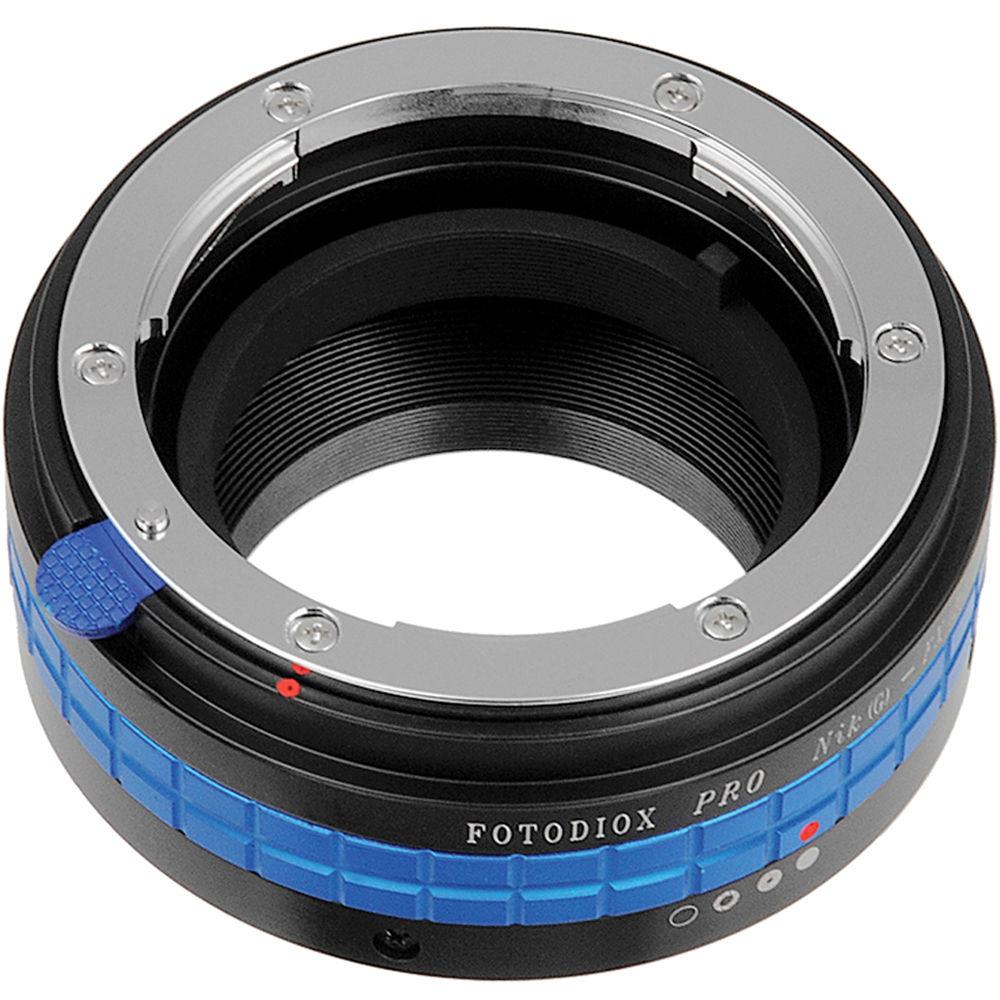 FotodioX Nikon G Pro Lens Adapter with Built-In Iris Control for Fujifilm X-Mount Cameras