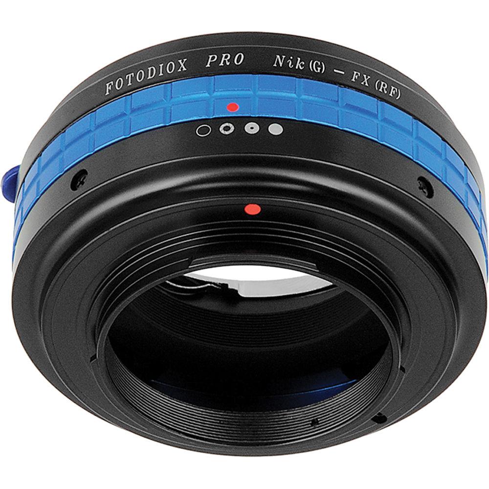 FotodioX Nikon G Pro Lens Adapter with Built-In Iris Control for Fujifilm X-Mount Cameras