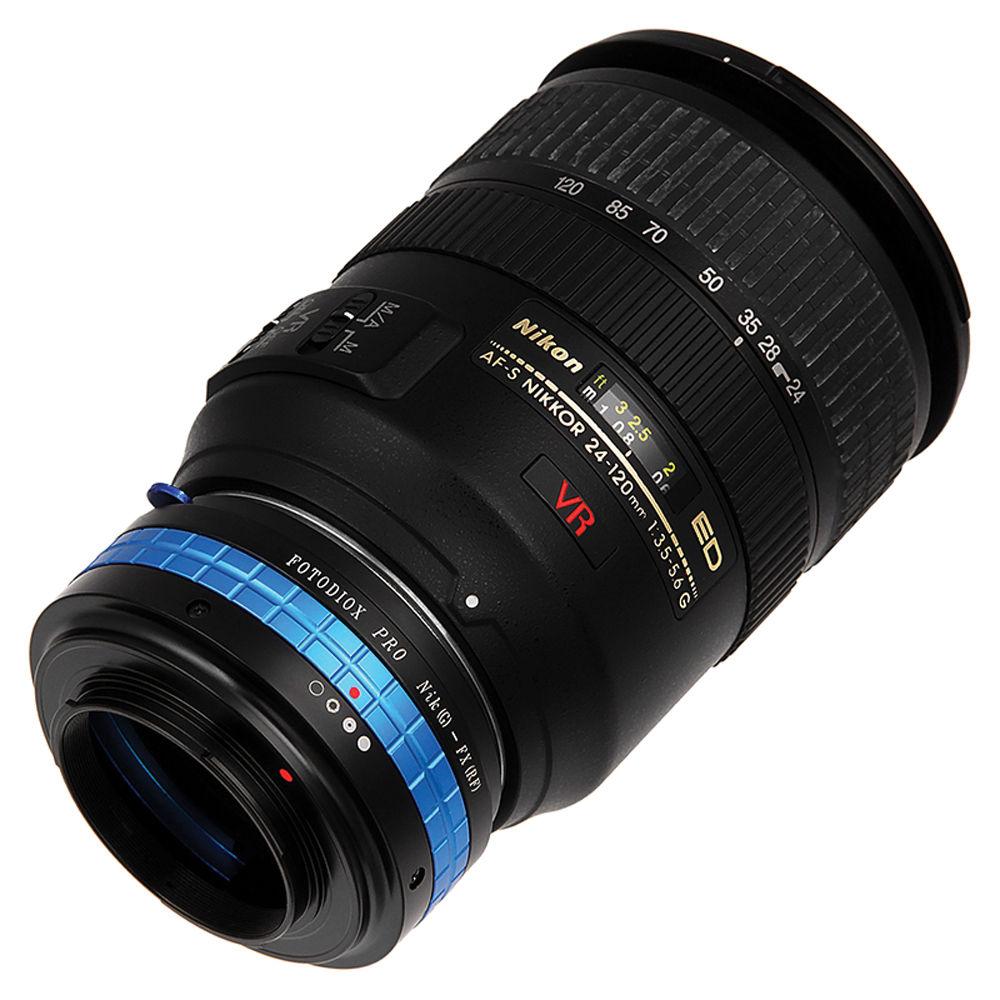 FotodioX Nikon G Pro Lens Adapter with Built-In Iris Control for Fujifilm X-Mount Cameras