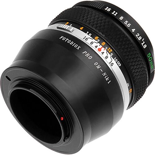 FotodioX Olympus OM Pro Lens Adapter for Nikon 1 Cameras