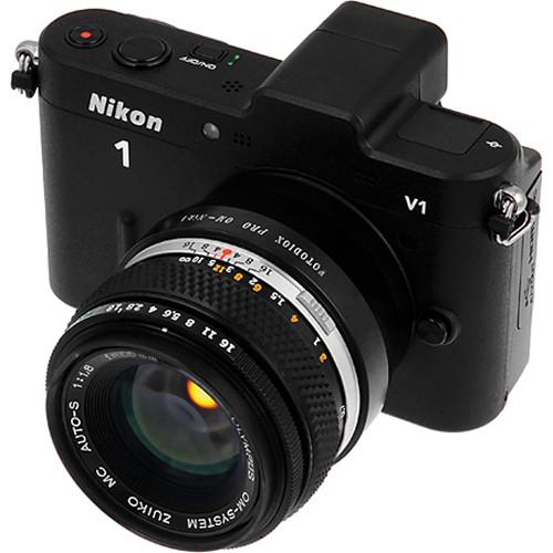 FotodioX Olympus OM Pro Lens Adapter for Nikon 1 Cameras