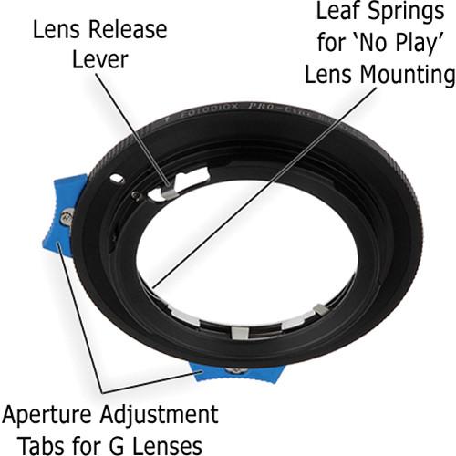 FotodioX Pro Lens Mount Adapter for Nikon F G-Type Lens to Canon EF-Mount Camera