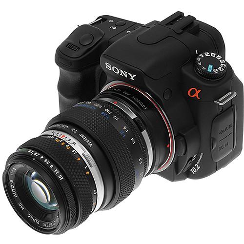 FotodioX Pro Lens Mount Adapter for Olympus OM Lens to Sony A Mount Camera