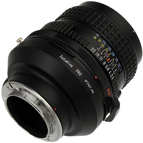 FotodioX Pro Lens Mount Adapter for Pentax 67 Lens to Nikon F Mount Camera