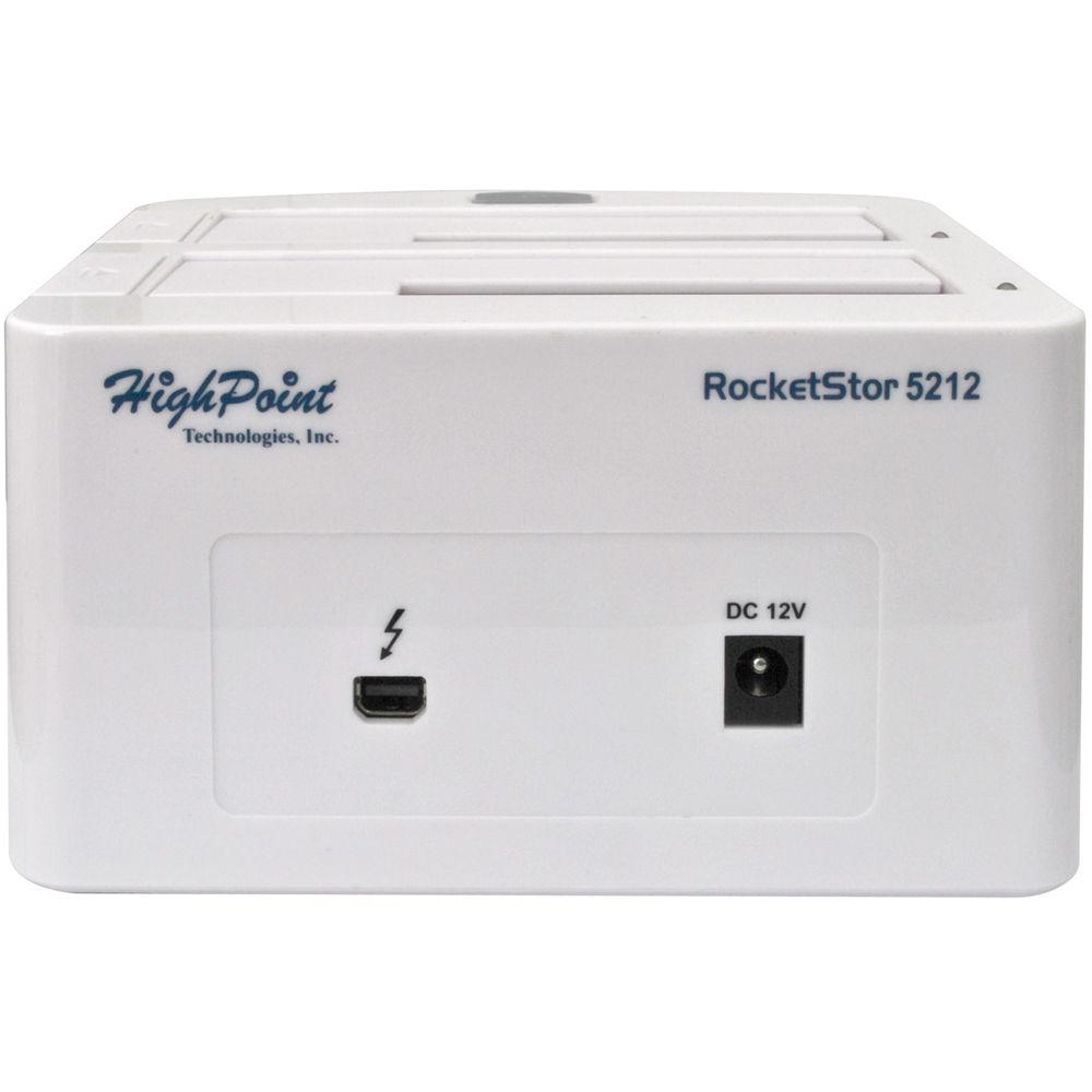 HighPoint RocketStor RS5212 Thunderbolt Storage Dock