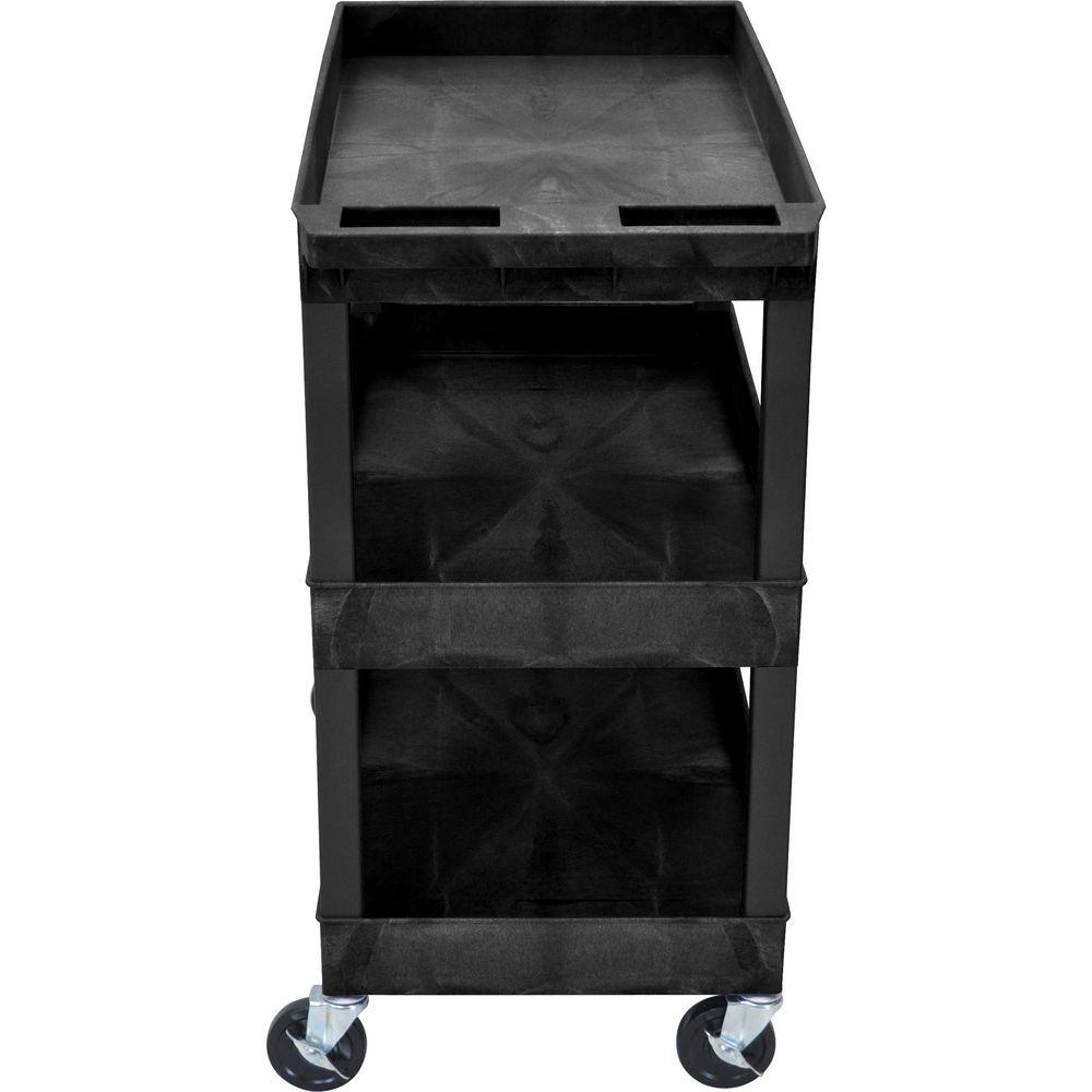 Luxor 32 x 18" Three-Shelf Utility Cart