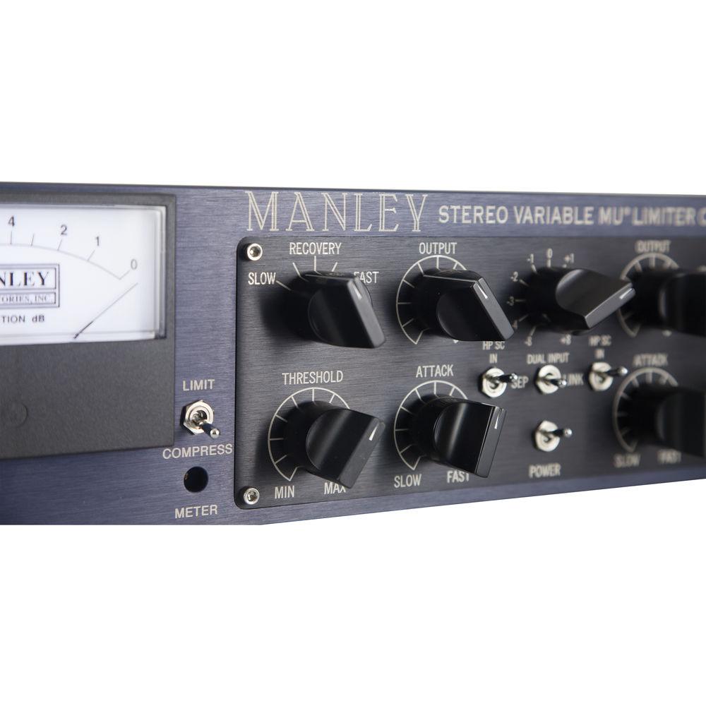 Manley Labs Stereo Variable MU Limiter Compressor with Mid Side and T-Bar Mod