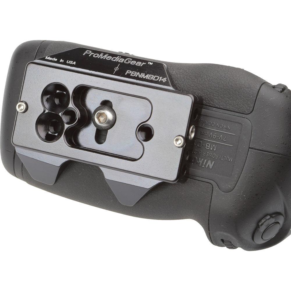 ProMediaGear Bracket Plate for Nikon D600 with MB-D14 Grip