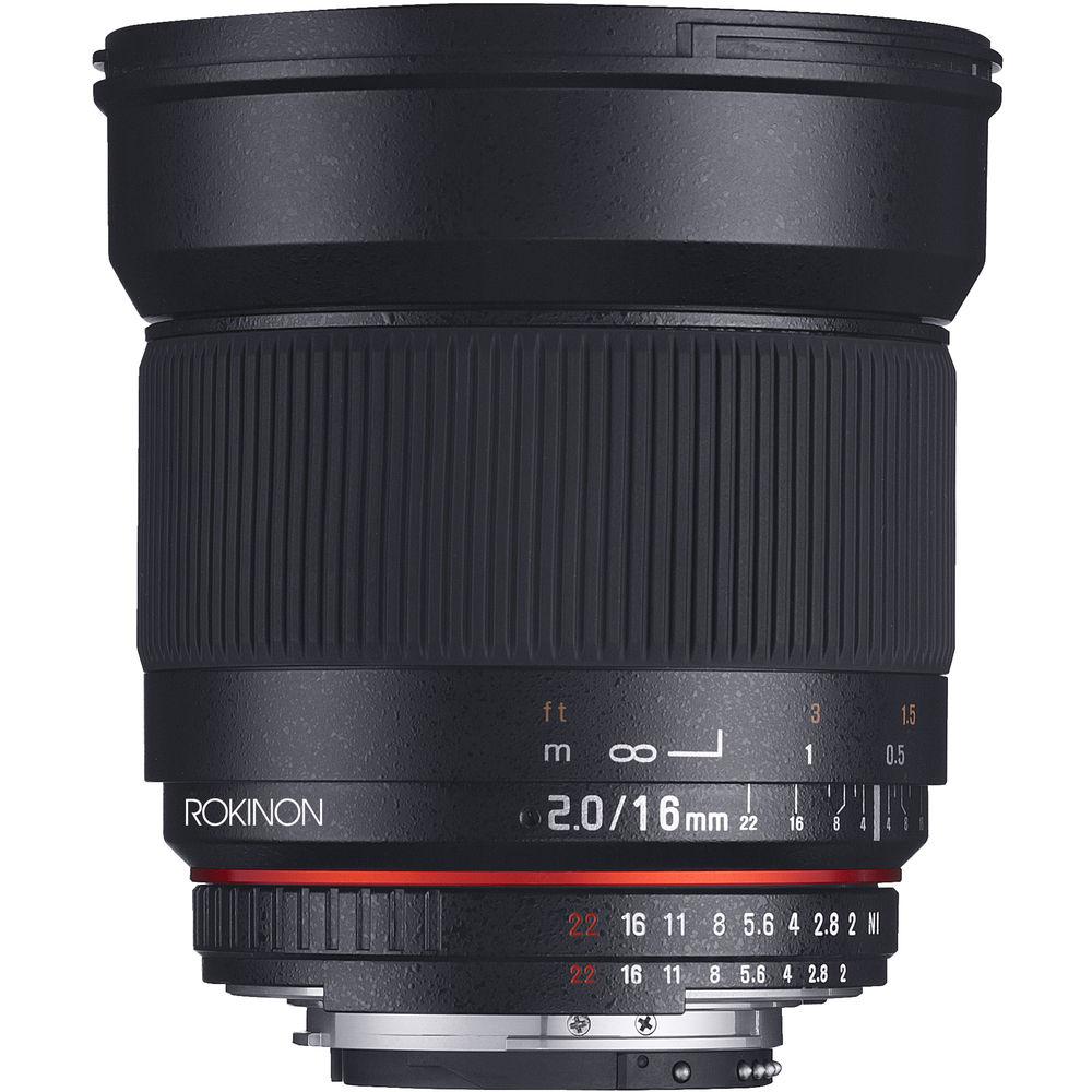 Rokinon 16mm f 2.0 ED AS UMC CS Lens for Nikon F Mount