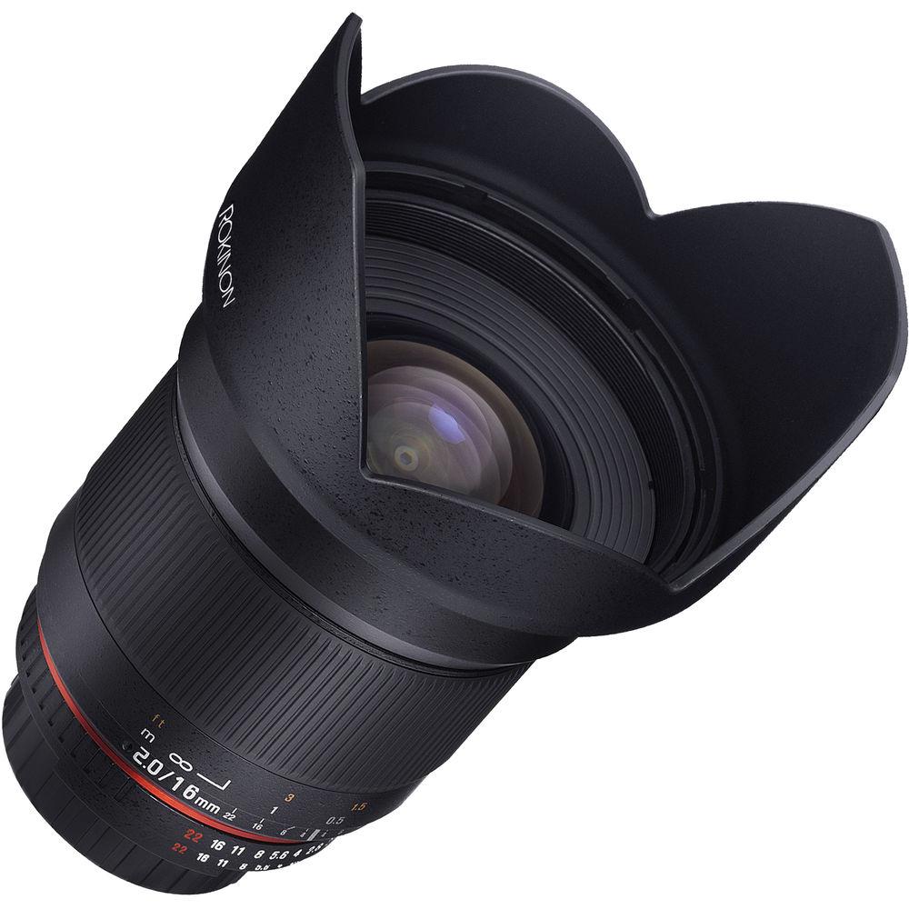 Rokinon 16mm f 2.0 ED AS UMC CS Lens for Nikon F Mount