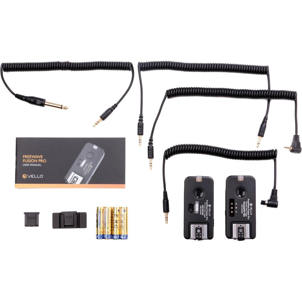 Vello FreeWave Fusion Pro Wireless Flash Trigger and Remote Control for Canon DSLRs