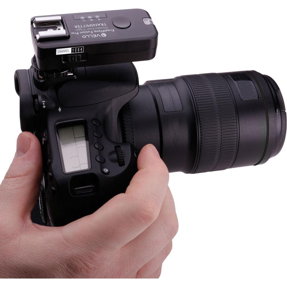 Vello FreeWave Fusion Pro Wireless Flash Trigger and Remote Control for Canon DSLRs