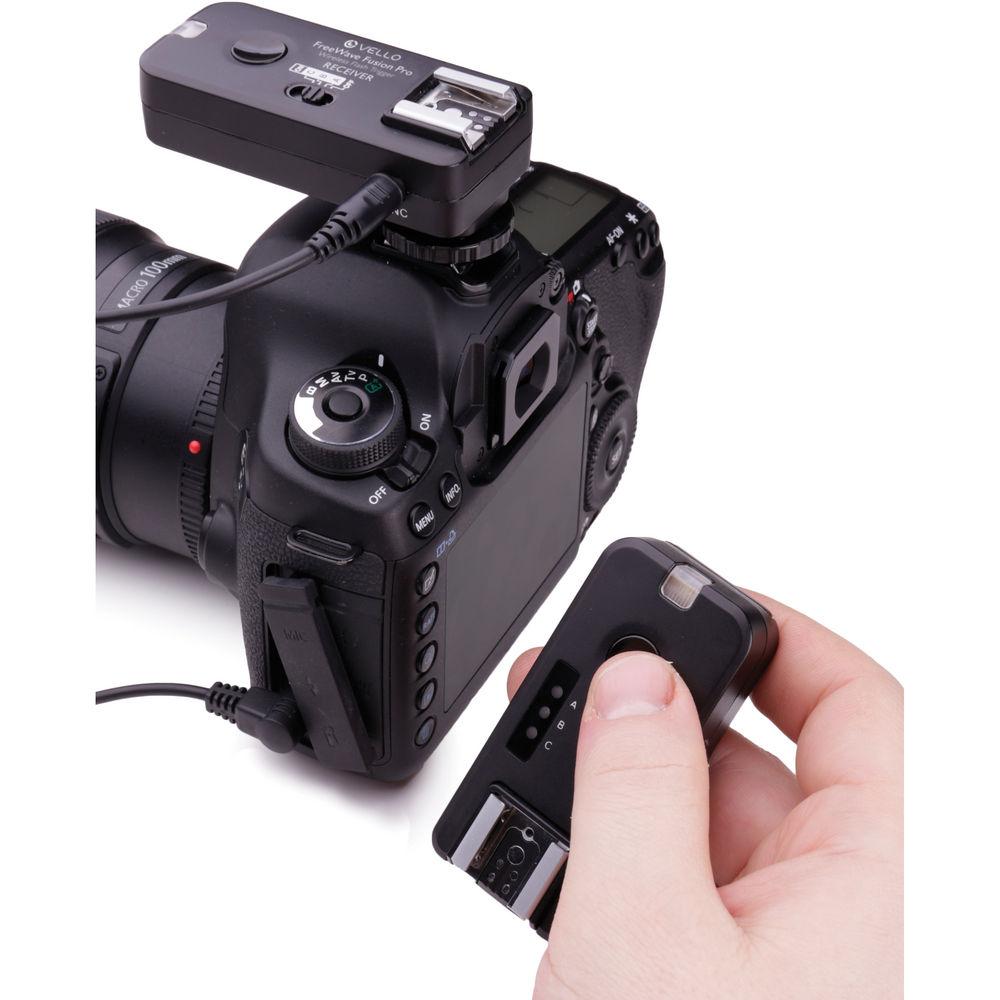 Vello FreeWave Fusion Pro Wireless Flash Trigger and Remote Control for Canon DSLRs