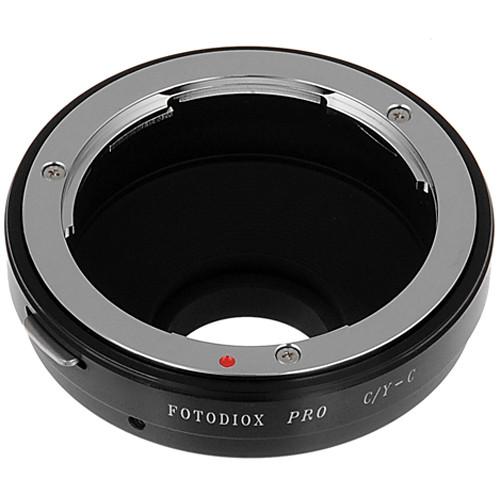 FotodioX Contax Yashica Pro Lens Adapter with Built-In Aperture Control for C-Mount Cameras