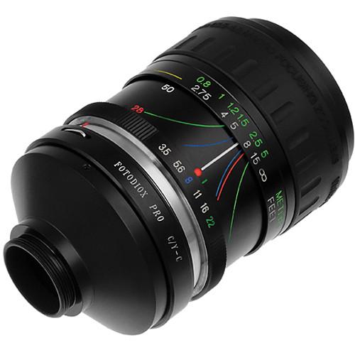FotodioX Contax Yashica Pro Lens Adapter with Built-In Aperture Control for C-Mount Cameras