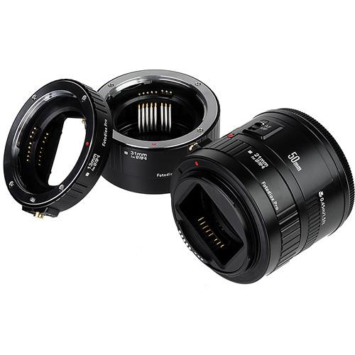 FotodioX Pro Auto Macro Extension Tube Kit for Canon EF & EF-S Lenses