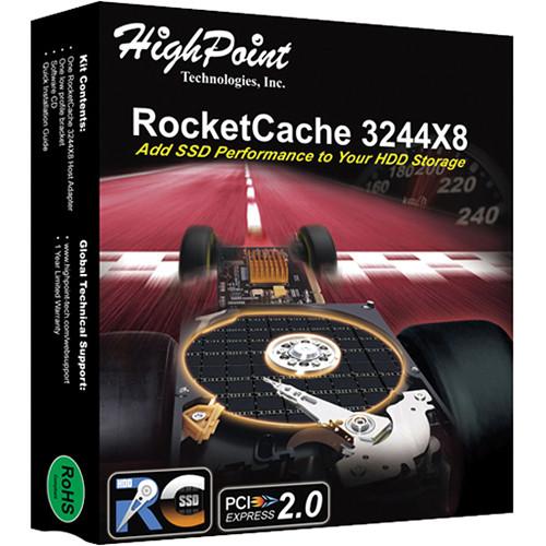 HighPoint RocketCache 3244x8 6 Gb s SATA RAID Caching