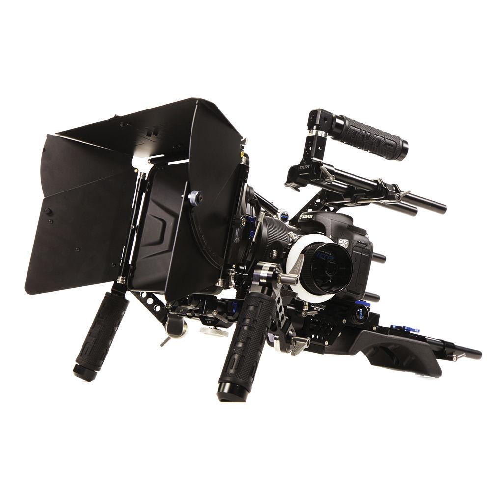Tilta Universal Shoulder Rig, Baseplate w Shoulder Pad, 4x4 Carbon Fiber Matte Box & FF Unit