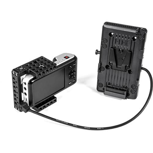 Wooden Camera V-Mount Plate for Blackmagic Pocket Camera