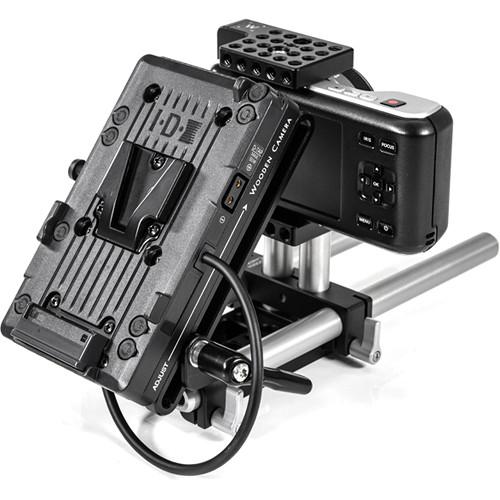 Wooden Camera V-Mount Plate for Blackmagic Pocket Camera