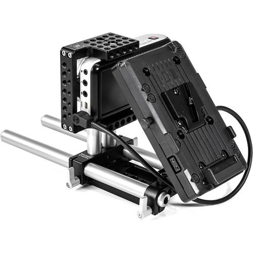 Wooden Camera V-Mount Plate for Blackmagic Pocket Camera