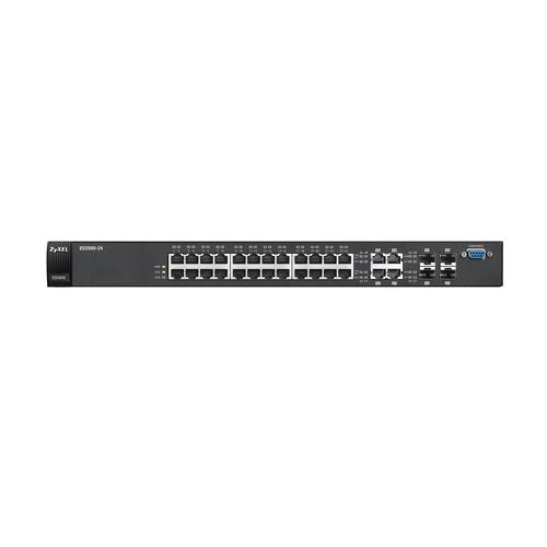 ZyXEL 24-Port Layer 2 FE Managed Switch with 4 x Dual Personality GbE Uplink
