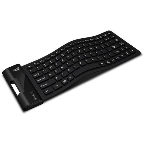 Adesso 87-Keys Antimicrobial Waterproof Flexible Keyboard