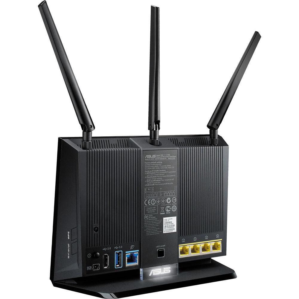 ASUS RT-AC68U Dual-Band Wireless-AC1900 Gigabit Router