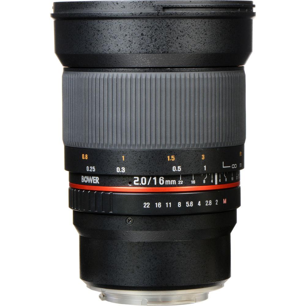 Bower 16mm f 2.0 ED AS UMC CS Lens for Canon EF-M Mount