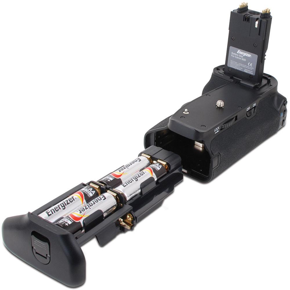 Energizer Battery Grip for Canon 60D DSLR Camera