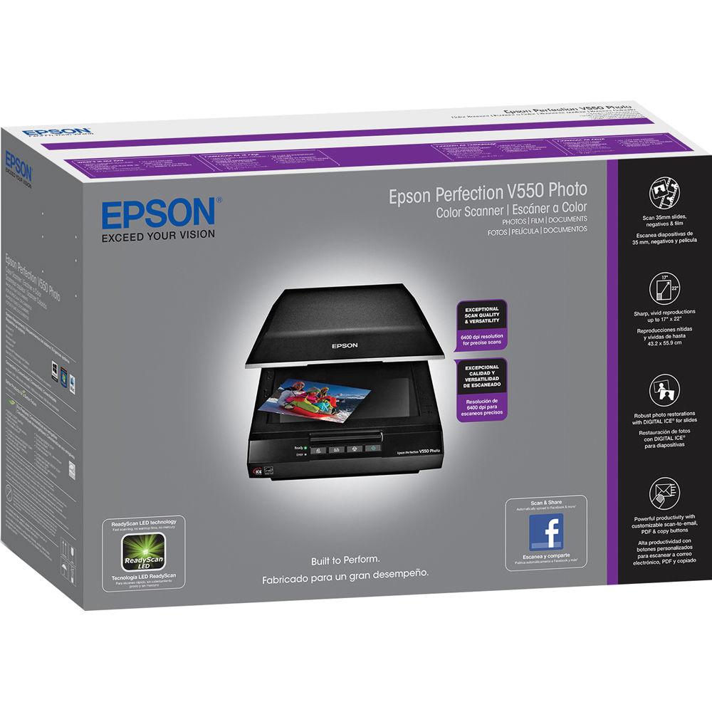 Epson Perfection V550 Photo Film and Document Scanner