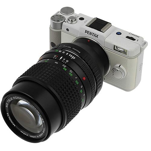 FotodioX Adapter for Minolta MD MC SR Rokker Lenses to Pentax Q Mount Mirrorless Cameras