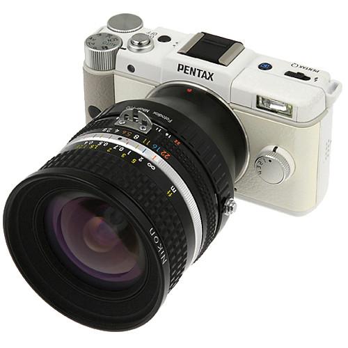 FotodioX Adapter for Nikon F Mount Lenses to Pentax Q Mount Mirrorless Cameras