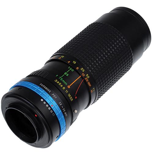 FotodioX Mamiya ZE Pro Lens Adapter with Built-In Iris Control for Fujifilm X-Mount Cameras