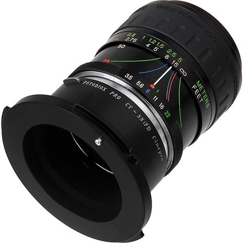 FotodioX Pro Lens Mount Adapter Contax Yashica to Sony FZ Mount