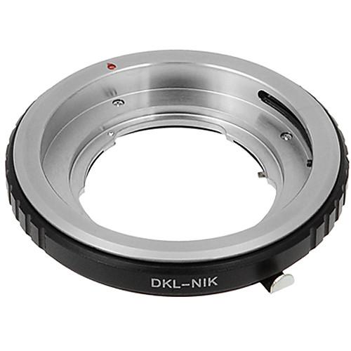 FotodioX Pro Lens Mount Adapter for DKL Lens to Nikon F Mount Camera