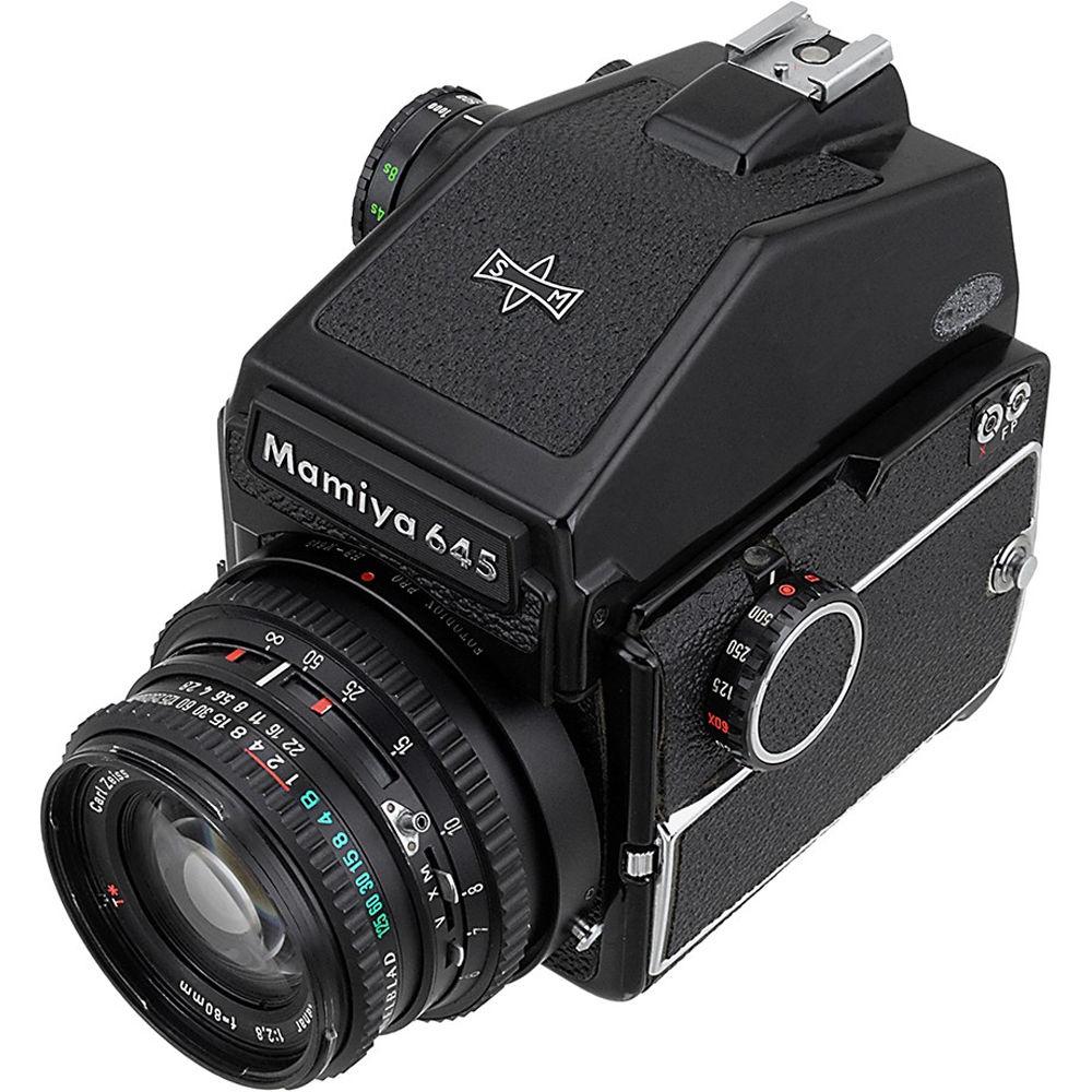 FotodioX Pro Lens Mount Adapter for Hasselblad V Lens to Mamiya 645 Mount Camera