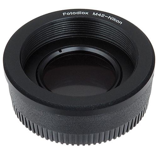 FotodioX Pro Lens Mount Adapter for M42 Lens to Nikon F Mount Camera