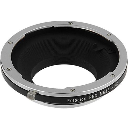 FotodioX Pro Lens Mount Adapter for Mamiya 645 Lens to Pentax K Mount Camera