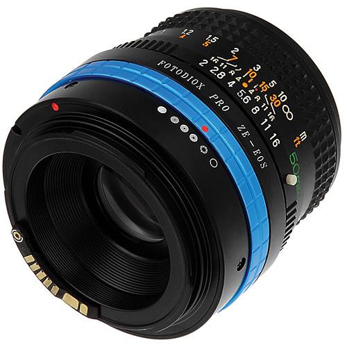 FotodioX Pro Lens Mount Adapter for Mamiya ZE Lens to Canon EF-Mount Camera with Dandelion Focus Confirmation Chip