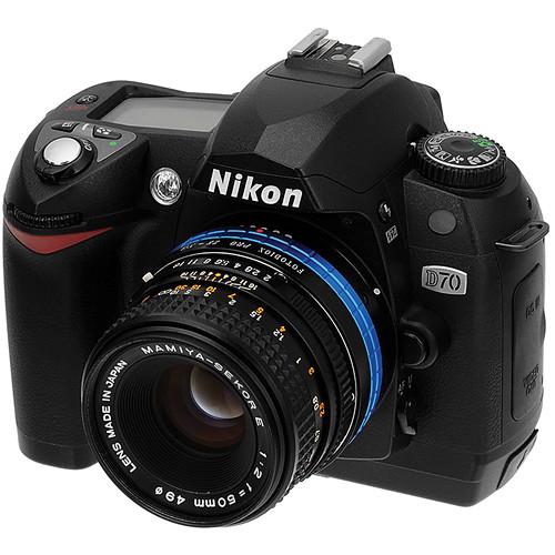 FotodioX Pro Lens Mount Adapter for Mamiya ZE Lens to Nikon F Mount Camera