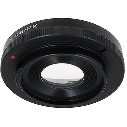 FotodioX Pro Lens Mount Adapter for Nikon F Lens to Pentax K Mount Camera
