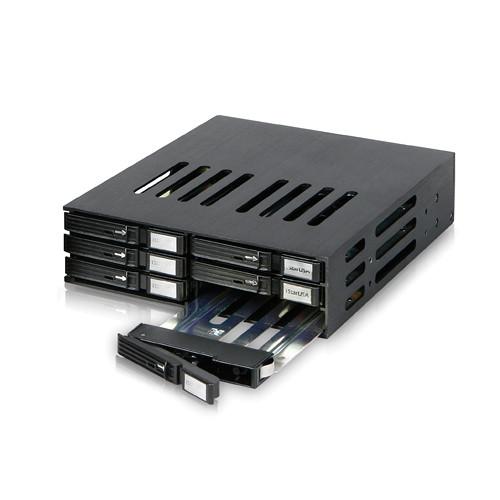 iStarUSA 1x 5.25" to 6x 2.5" SATA 6.0 Gb s Hot-Swap Cage